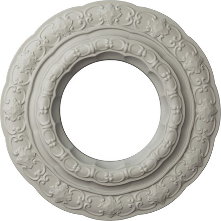 Lisbon Ceiling Medallion (Fits Canopies Up To 7), Hand-Painted Pot Of Cream, 15 3/8OD X 7ID X 1P
